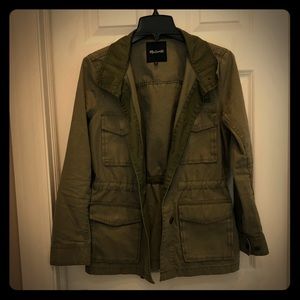Madewell surplus army jacket.